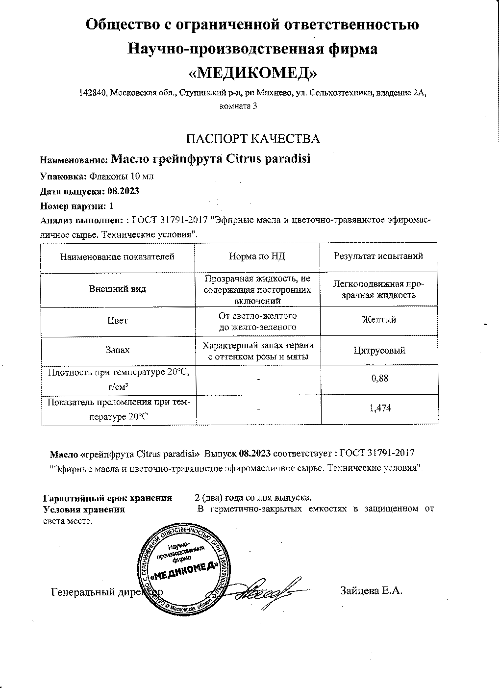 Паспорт №082023